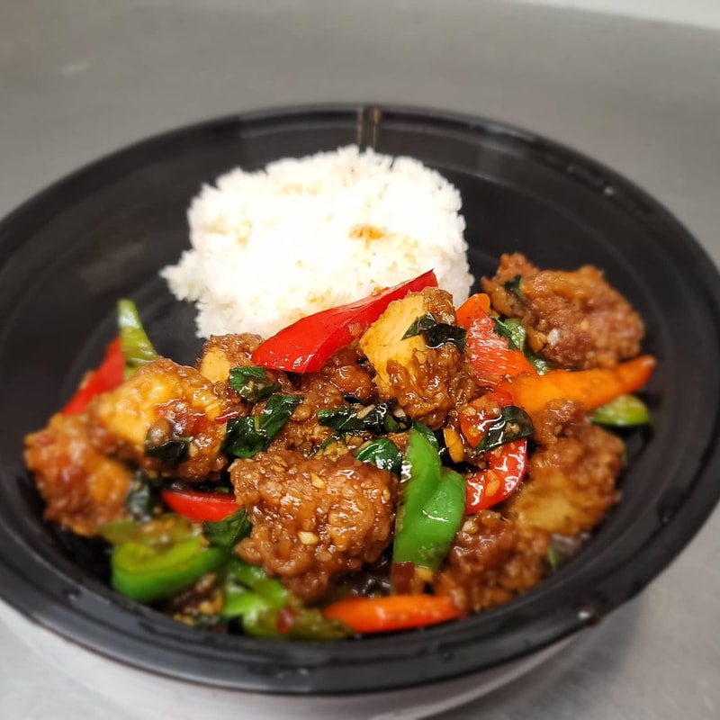 Crispy Chicken Kung Fu Basil