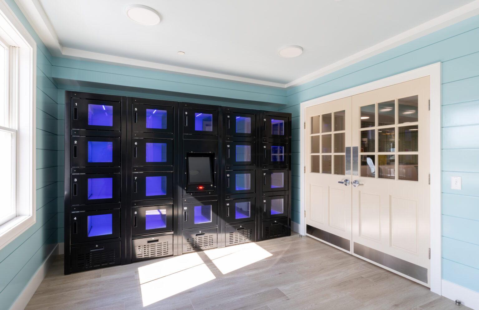 The Hive pickup lockers
